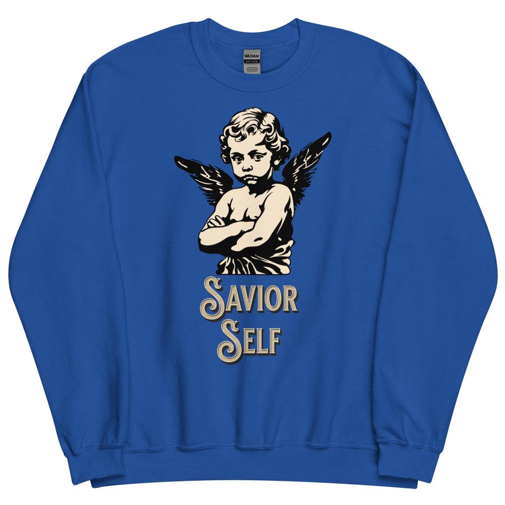Savior Self Boy Angel Sweatshirt - Royal Color - https://ascensionemporium.net